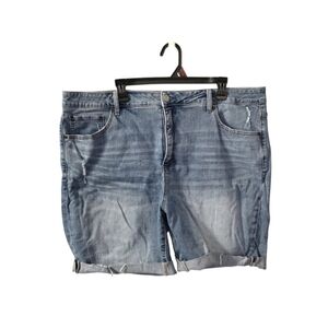 Terra & Sky Women's Plus Denim Jean Shorts Size 20W